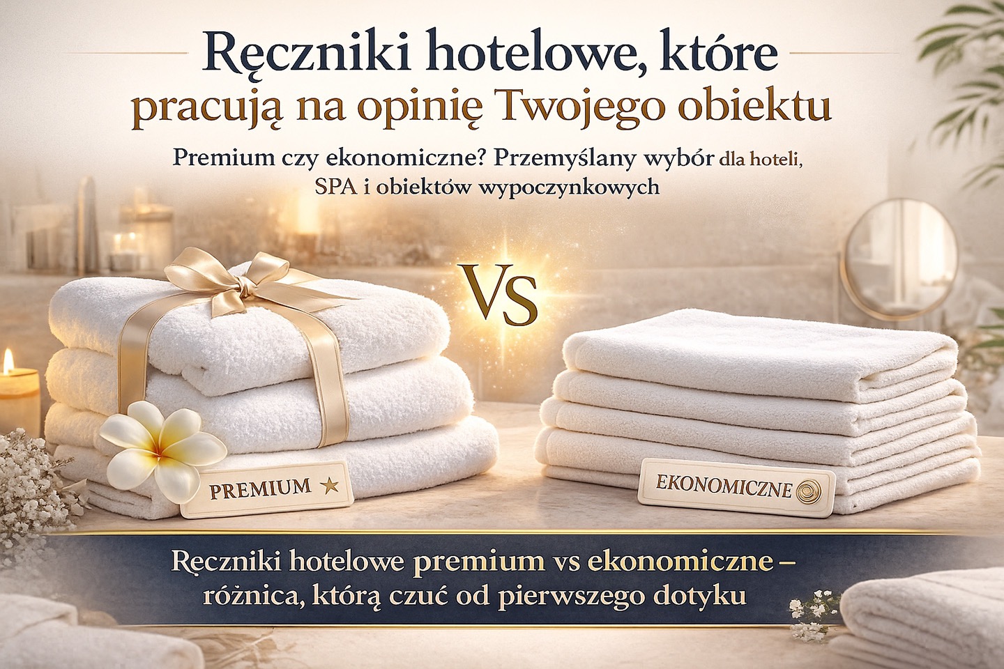 Ręczniki hotelowe premium vs ekonomiczne – realne koszty, które decydują o zysku hotelu, SPA i obiektów wypoczynkowych 